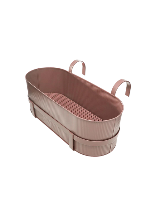 Bau Balcony Box - Dusty Rose