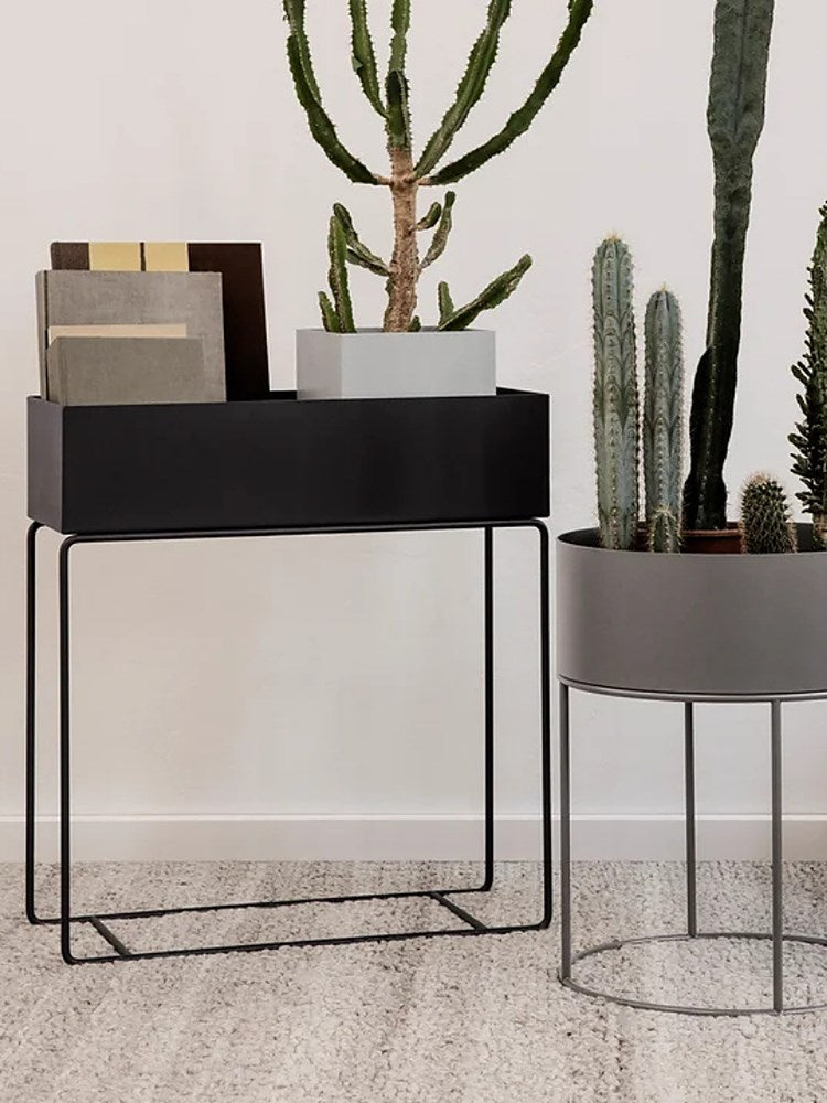 Plant Box Pot - Light Grey