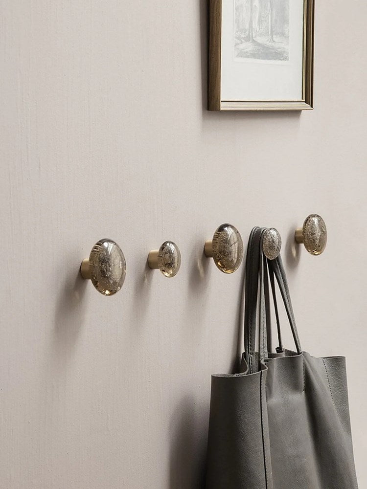 Bubble Glass Hook - Brown SML