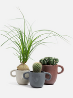 Mus Plant Pot Small - Dark Grey