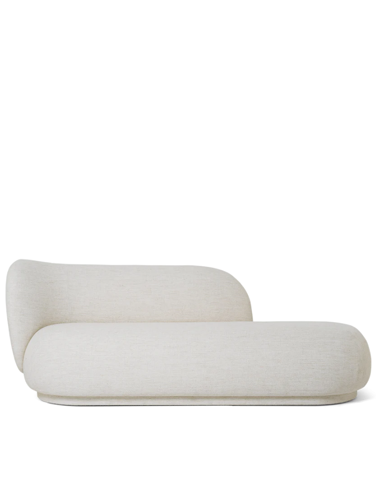 Rico Divan Boucle L - Off-White