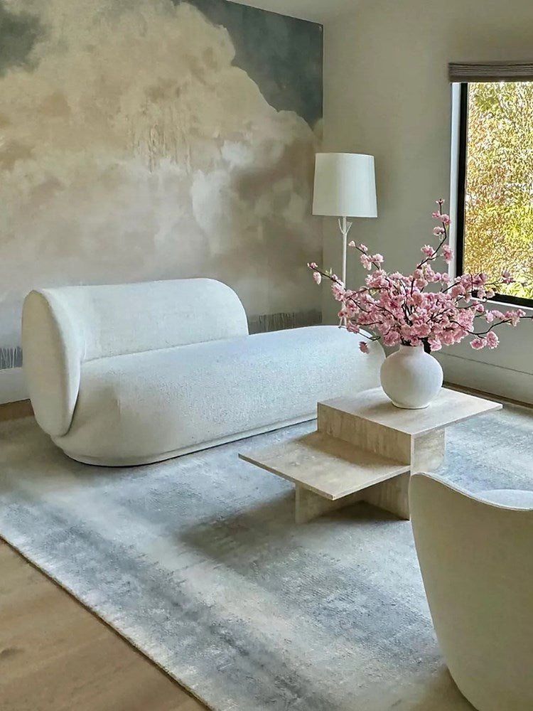 Rico Divan Boucle L - Off-White