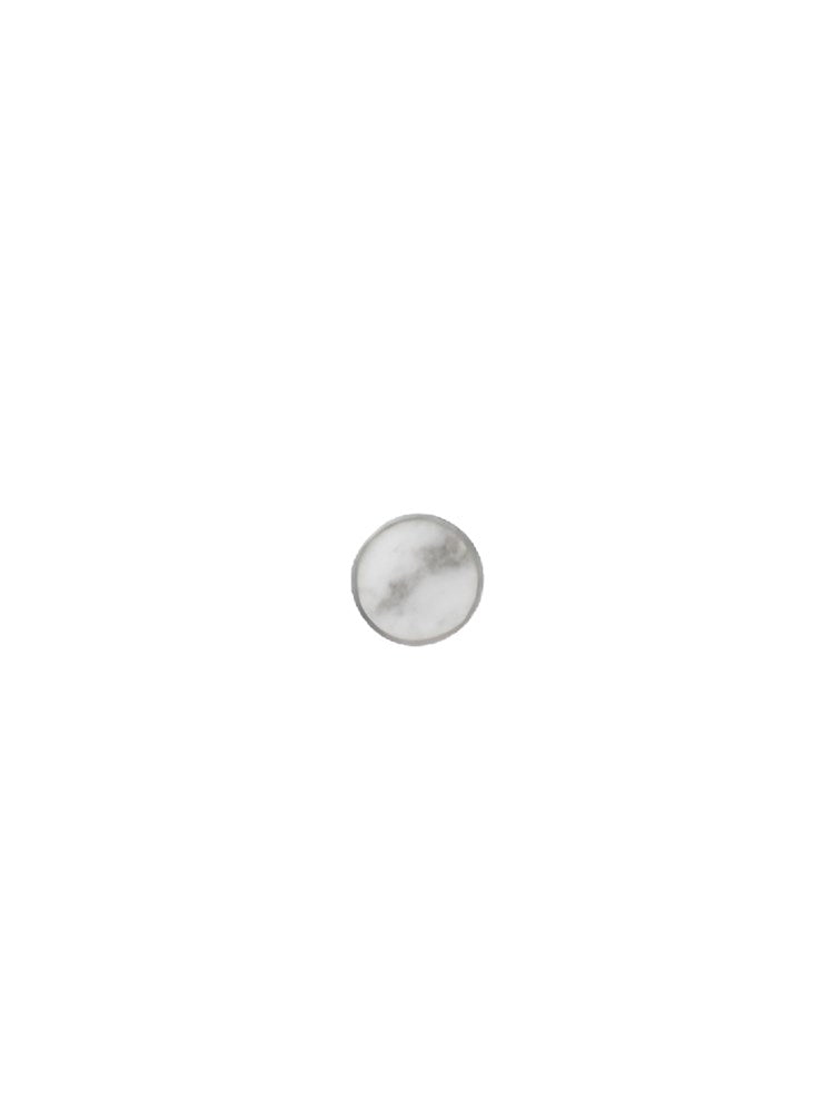 Steel Hook - White Marble SML