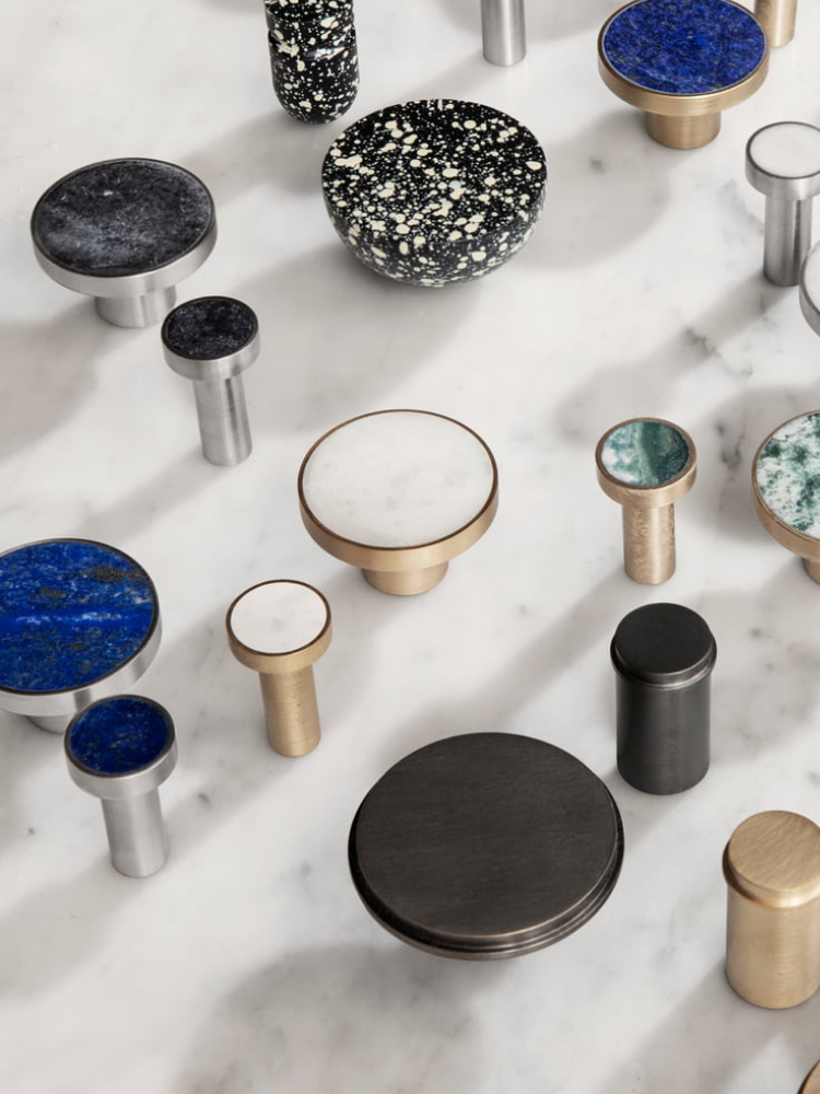Ferm LIVING Steel Hook, Lapis Lazuli SML – view 3
