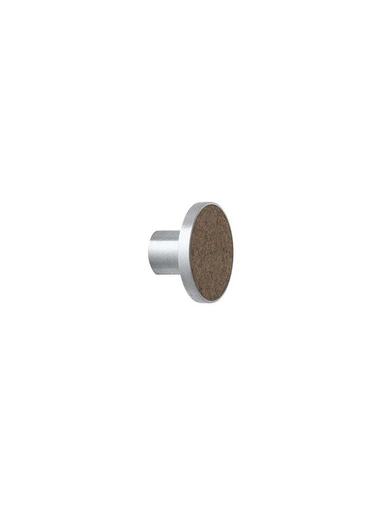 Steel Hook - Brown Marble LRG