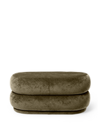 Pouf Oval Faded V. - 3 Forest