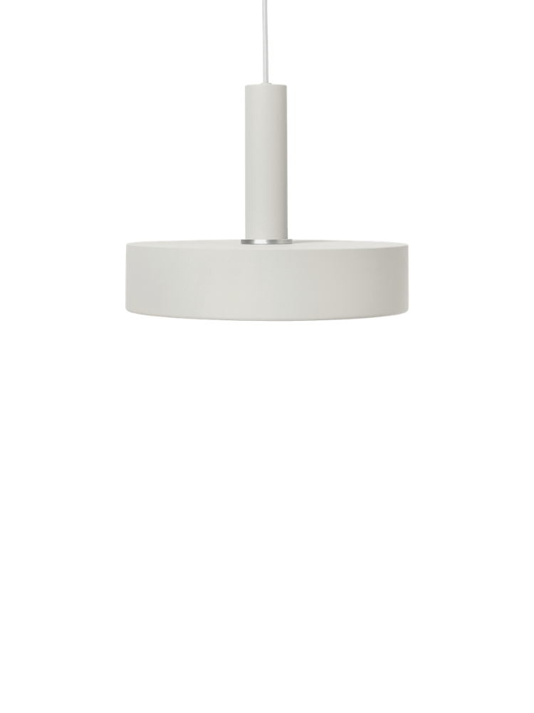 Collect Record Shade & Pendant Set Light Grey