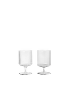 Ripple Wine Glasses - Set of 2 - Clear