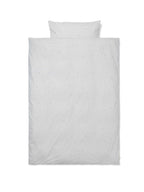 Dot Bedding Light Grey Single