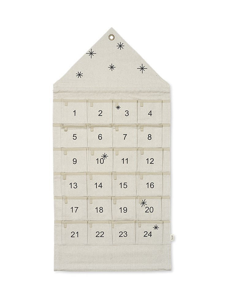 Star Christmas Calendar - Sand