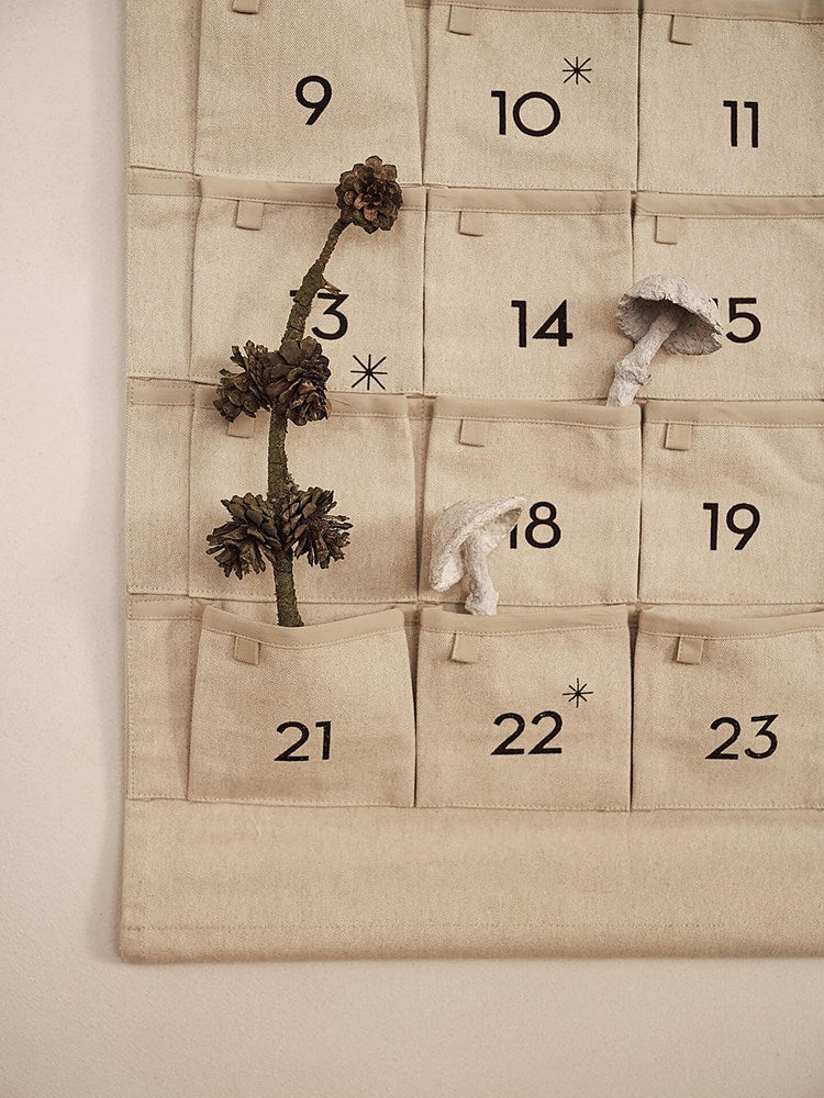 Star Christmas Calendar - Sand