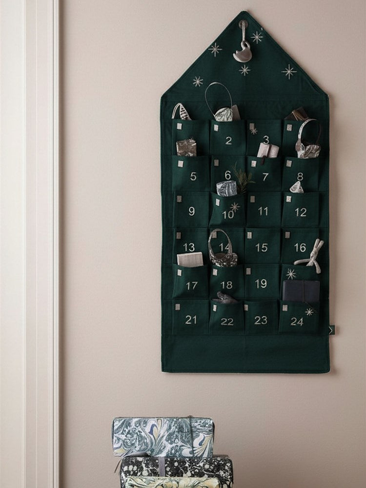 Star Christmas Calendar - D Green