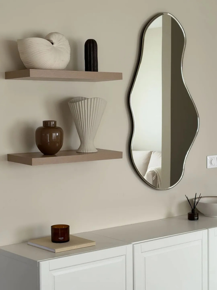 Pond Mirror - Large - Brass