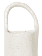Speckle Wall Vase - Off-White