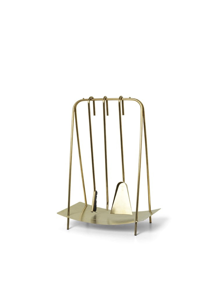 Port Fireplace Tools - Brass