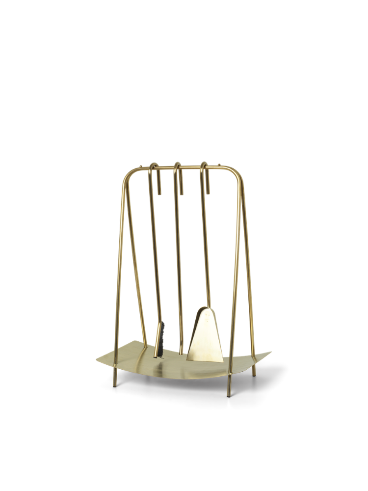 Port Fireplace Tools - Brass