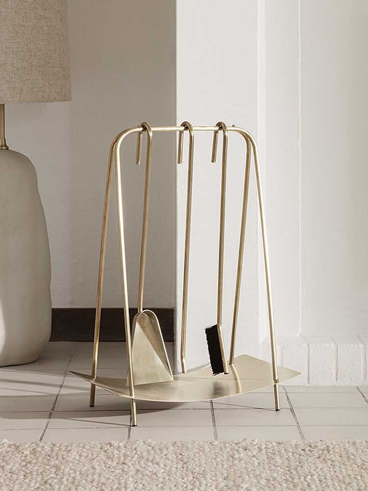Port Fireplace Tools - Brass