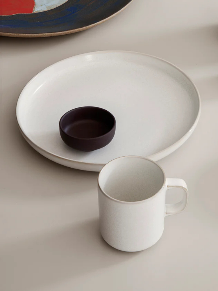 Sekki Plate - Large - Cream