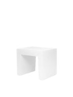 Concrete Seat White