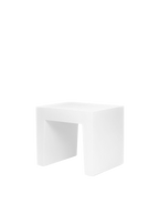 Concrete Seat White