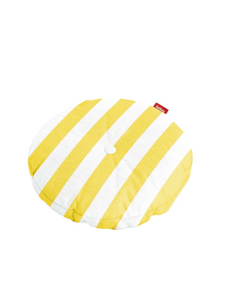 Circle Pillow Stripe Yellow