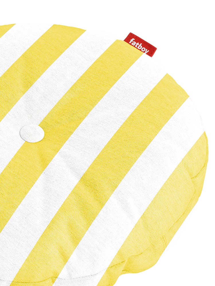 Circle Pillow Stripe Yellow