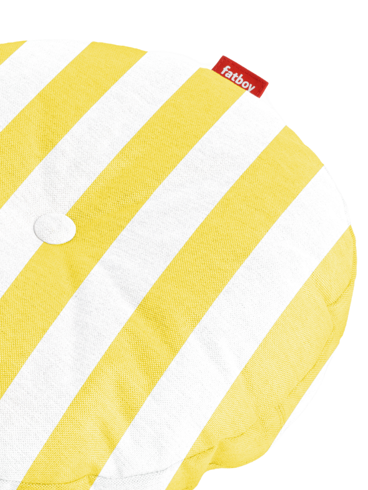 Circle Pillow Stripe Yellow
