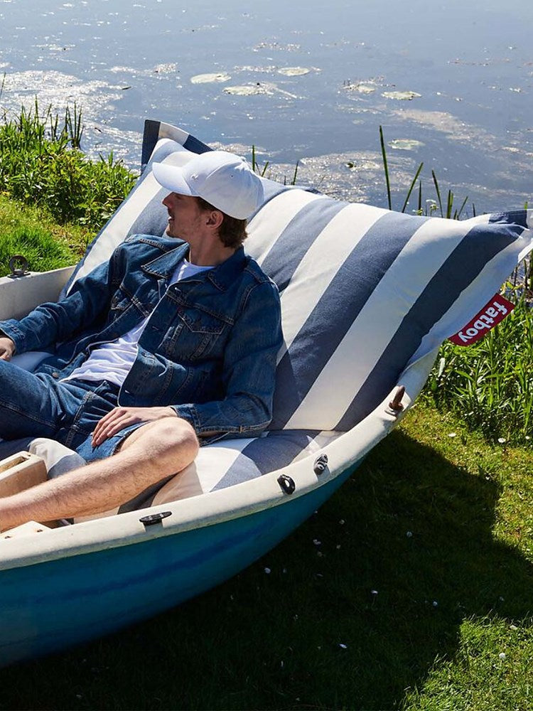 Original Outdoor Stripe Ocean Blue