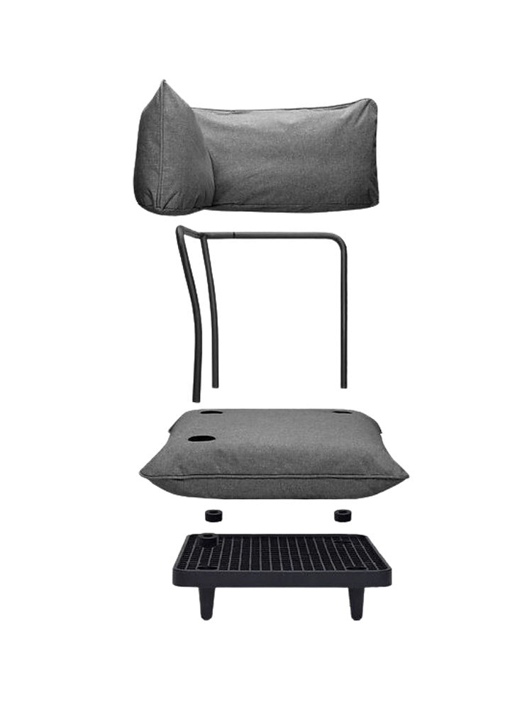 Paletti Corner Seat Rock Grey