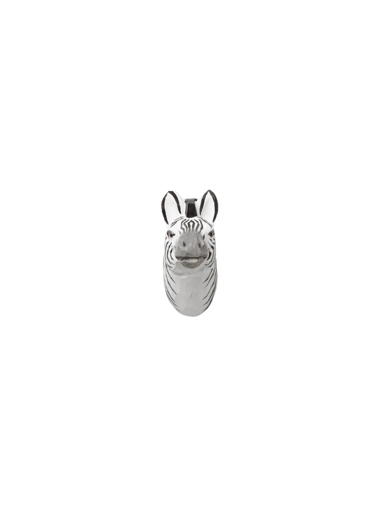 Animal Hand-carved Hook - Zebra