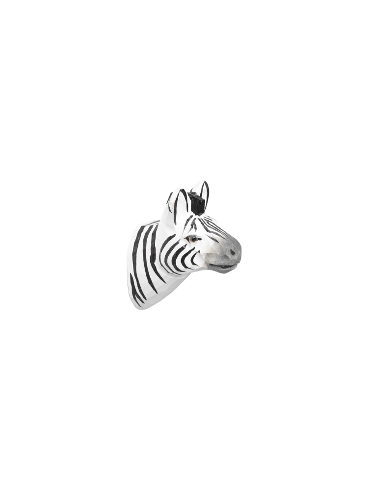 Animal Hand-carved Hook - Zebra