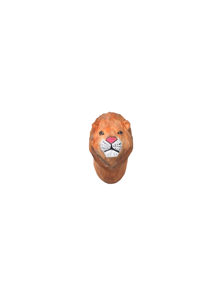 Animal Hand-carved Hook - Lion