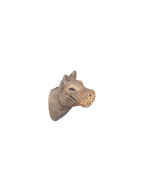 Animal Hand-carved Hook - Hippo