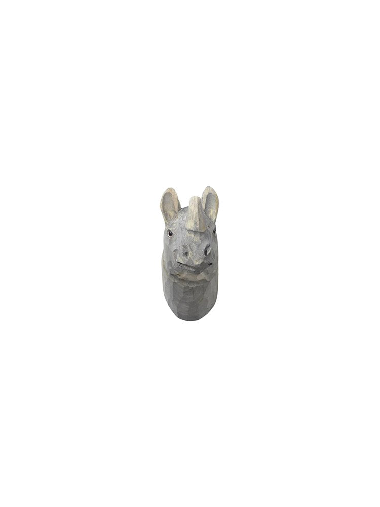 Animal Hand-carved Hook - Rhino