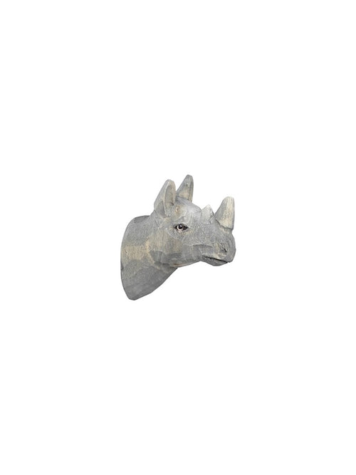 Animal Hand-carved Hook - Rhino