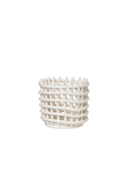 Ceramic Basket - Small - Off-white