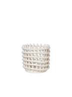 Ceramic Basket - Small - Off-white