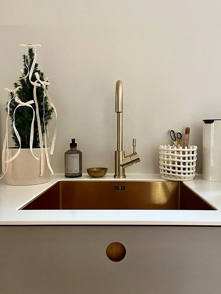 Ceramic Basket - Small - Off-white