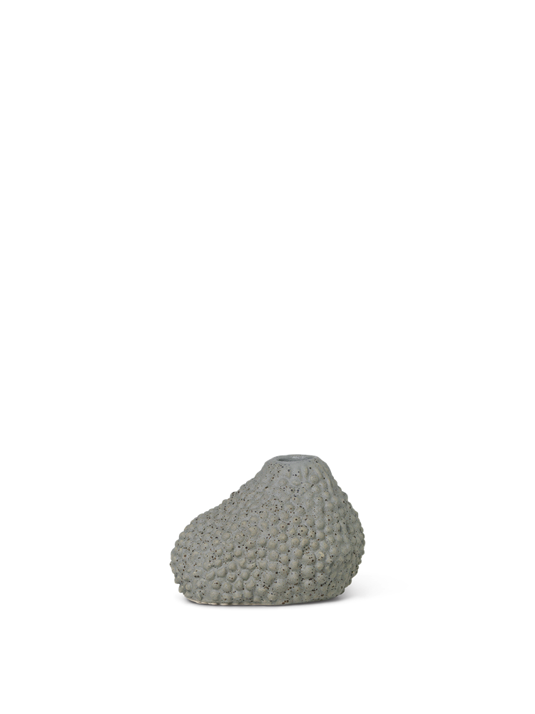 Vulca Mini Vase - Grey dots