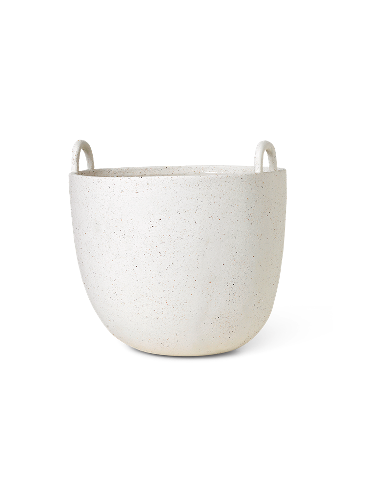 Speckle Pot - Large - Off-White