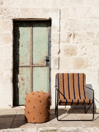 Dot Tufted Pouf - Sugar Kelp/Mustard