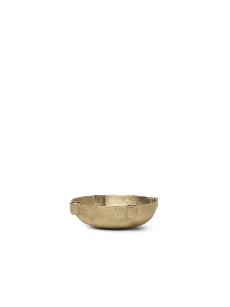 Bowl Candle Holder - Small - Brass (Sample)