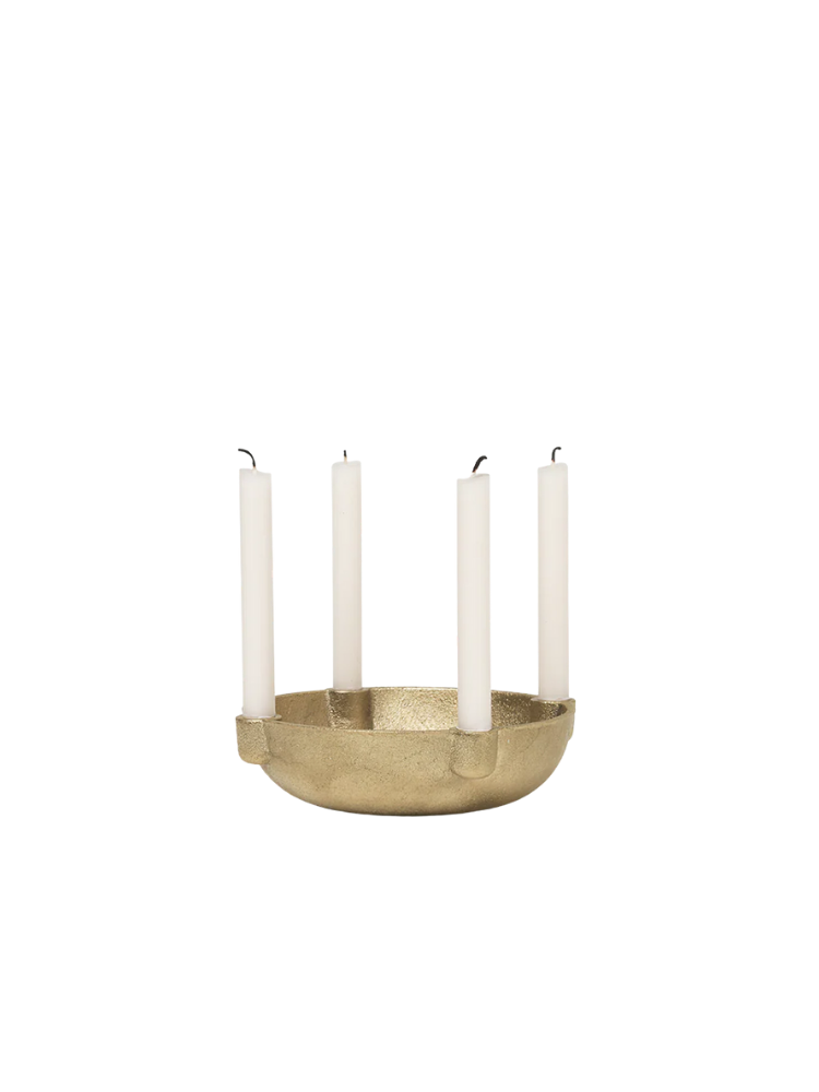 Bowl Candle Holder - Small - Brass (Sample)