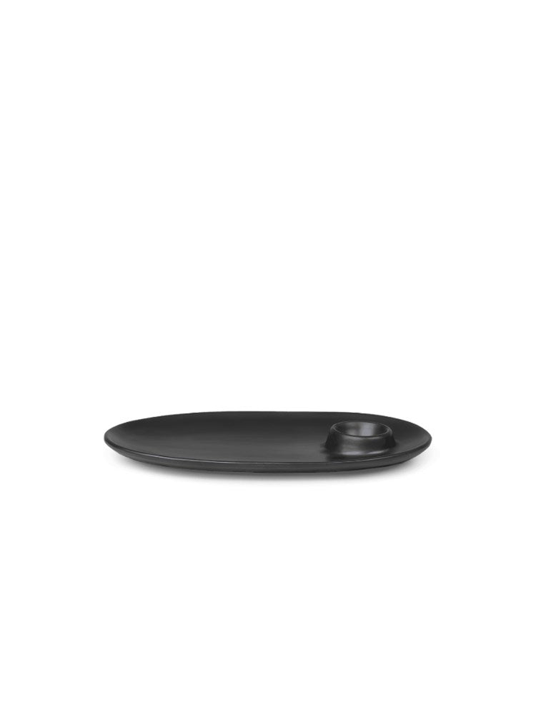 Flow Breakfast Plate - Black