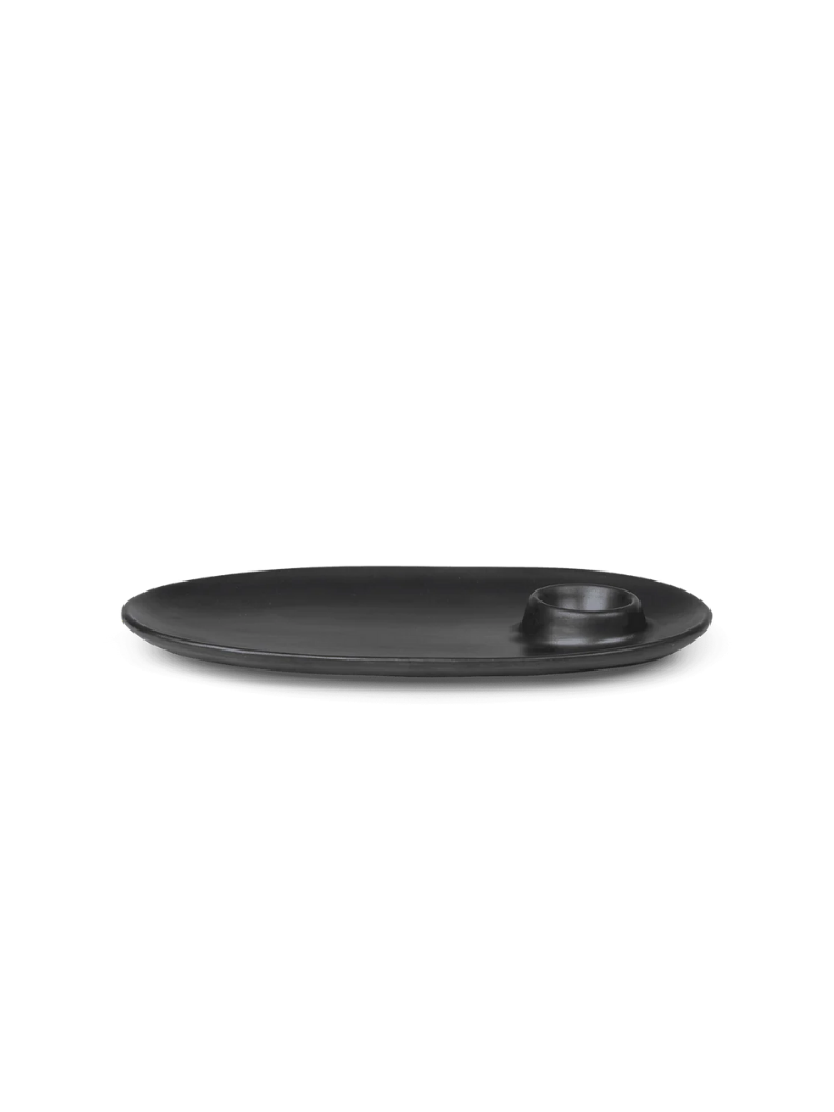 Flow Breakfast Plate - Black
