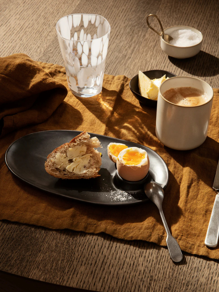 Flow Breakfast Plate - Black