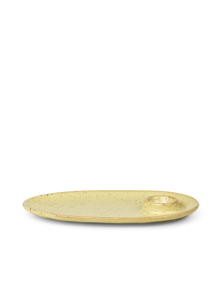 Flow Breakfast Plate Yellow (Sample)