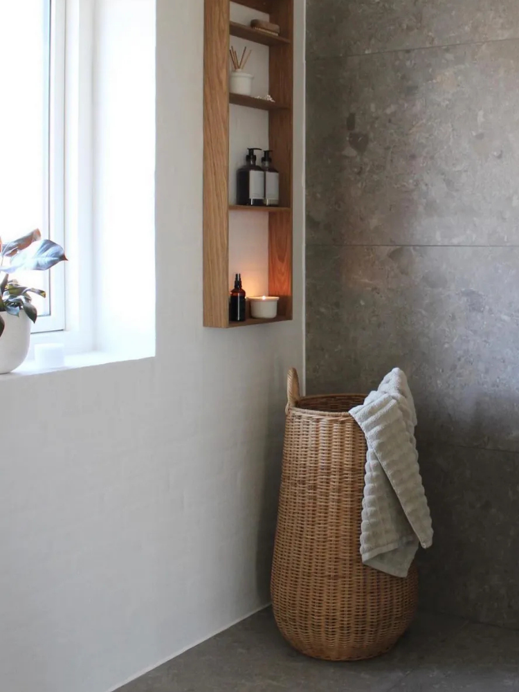Braided Laundry Basket - Natural (Sample)