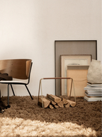 Port Wood Basket - Brass