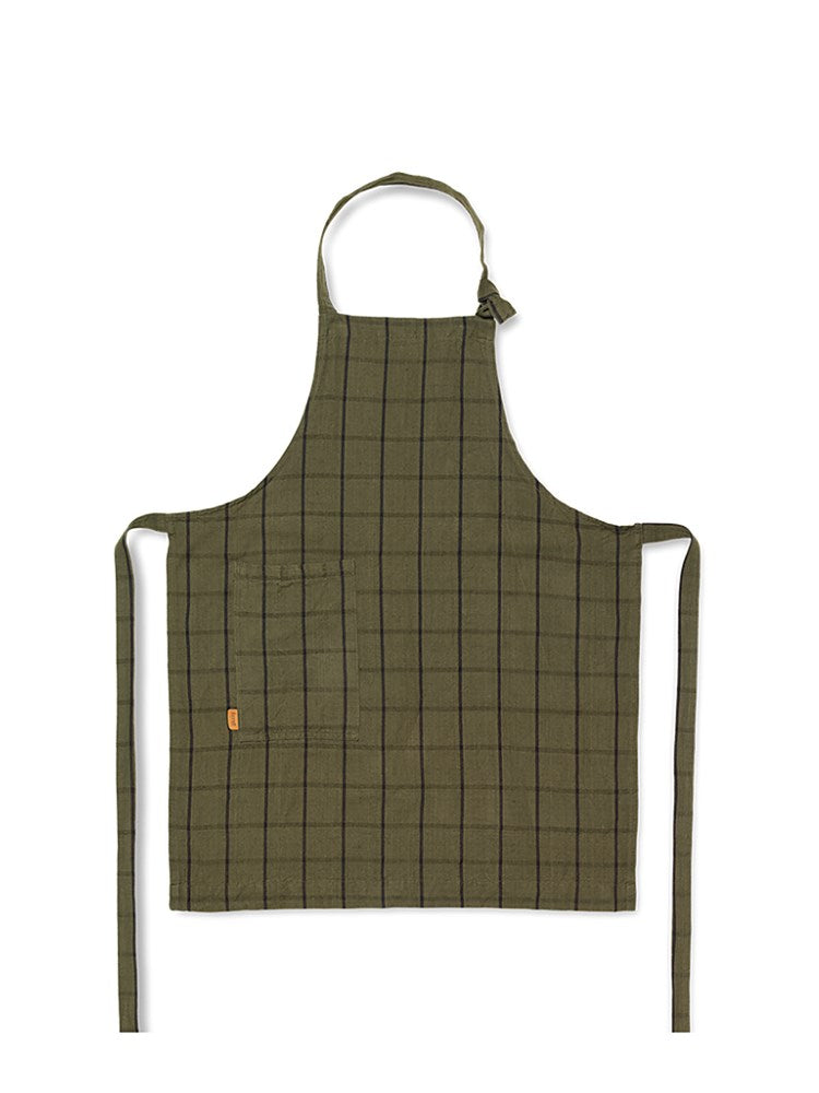 Hale Apron - Green/Black (Sample)